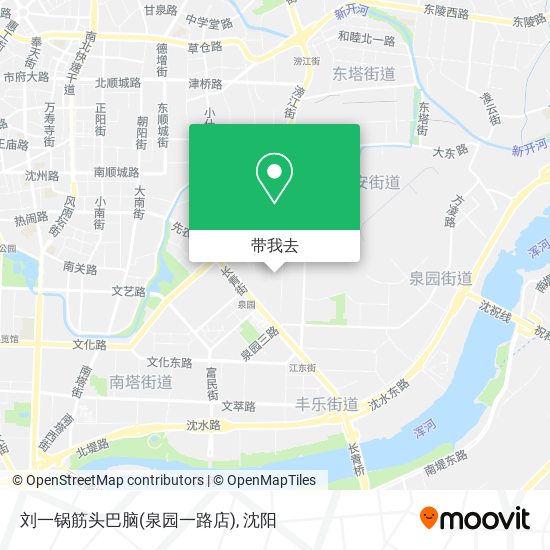 刘一锅筋头巴脑(泉园一路店)地图