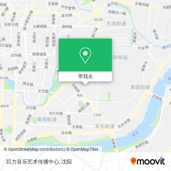 巨力音乐艺术传播中心地图