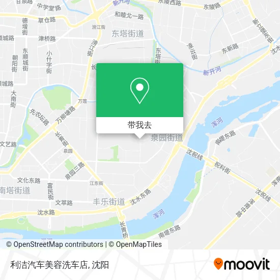 利洁汽车美容洗车店地图