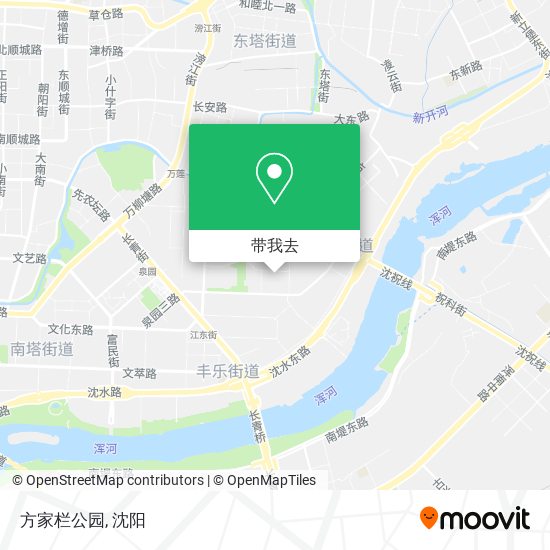 方家栏公园地图