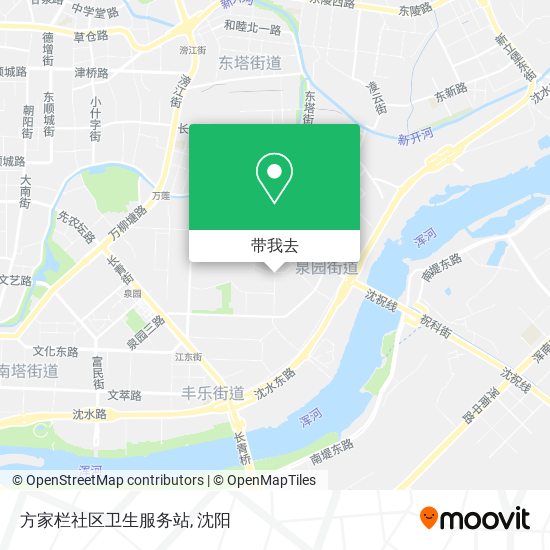 方家栏社区卫生服务站地图
