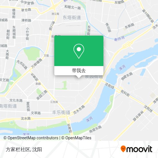 方家栏社区地图