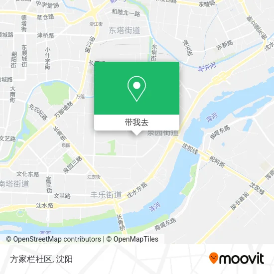 方家栏社区地图