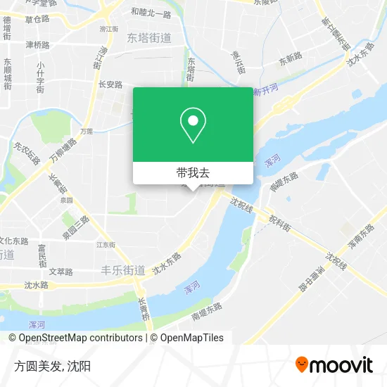 方圆美发地图