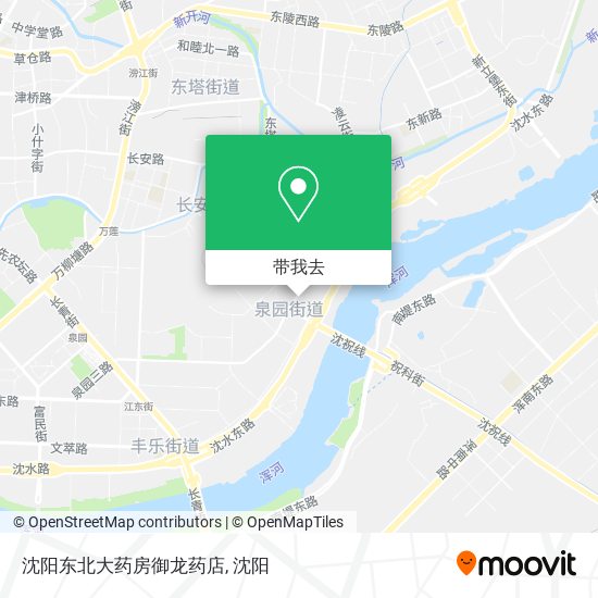 沈阳东北大药房御龙药店地图