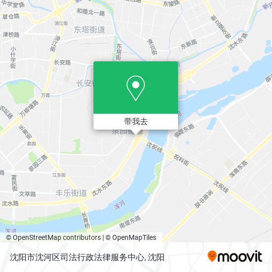 沈阳市沈河区司法行政法律服务中心地图