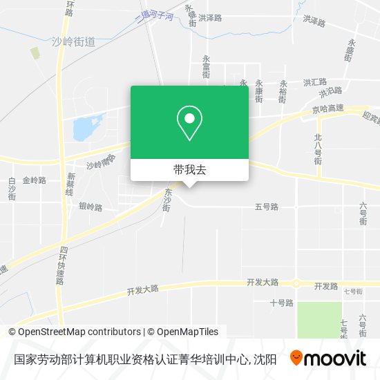 国家劳动部计算机职业资格认证菁华培训中心地图