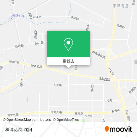 和谐花园地图