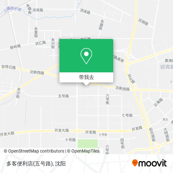 多客便利店(五号路)地图