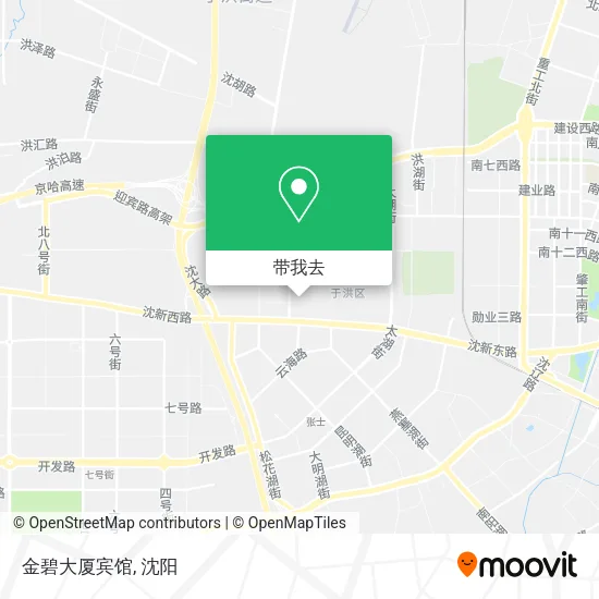金碧大厦宾馆地图