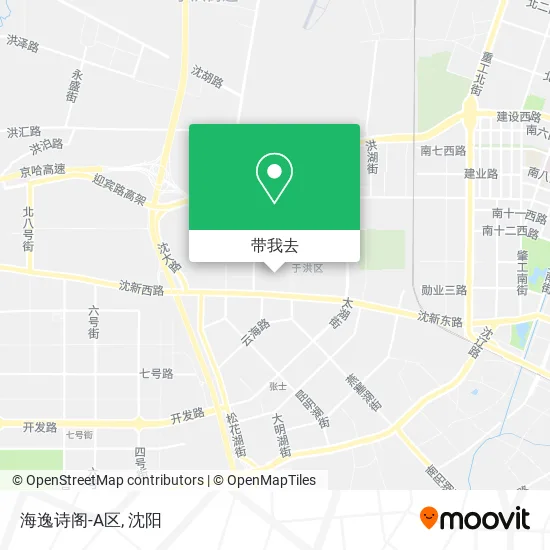 海逸诗阁-A区地图