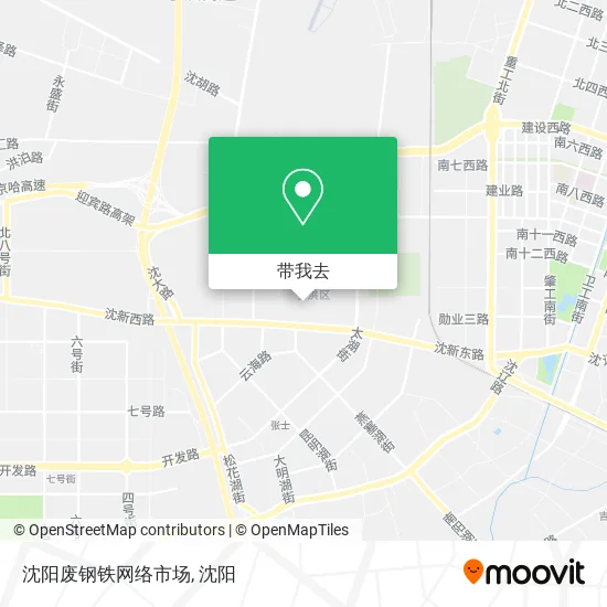 沈阳废钢铁网络市场地图