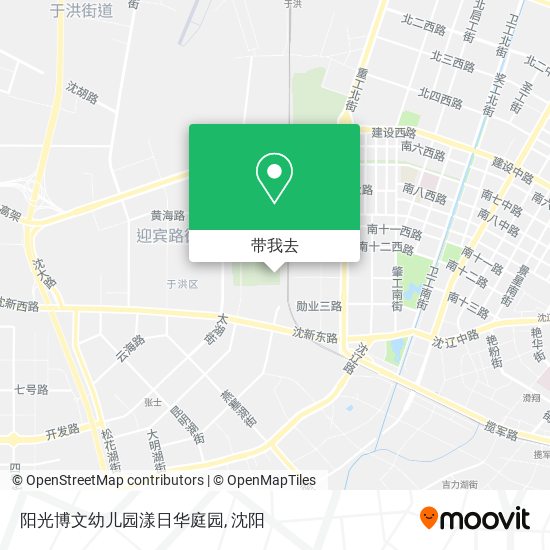 阳光博文幼儿园漾日华庭园地图