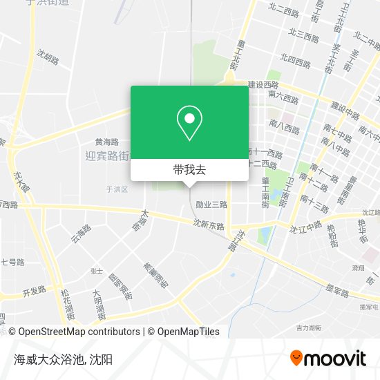 海威大众浴池地图