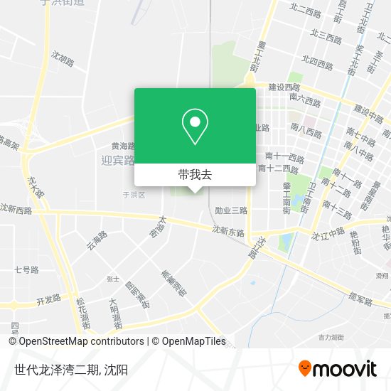 世代龙泽湾二期地图