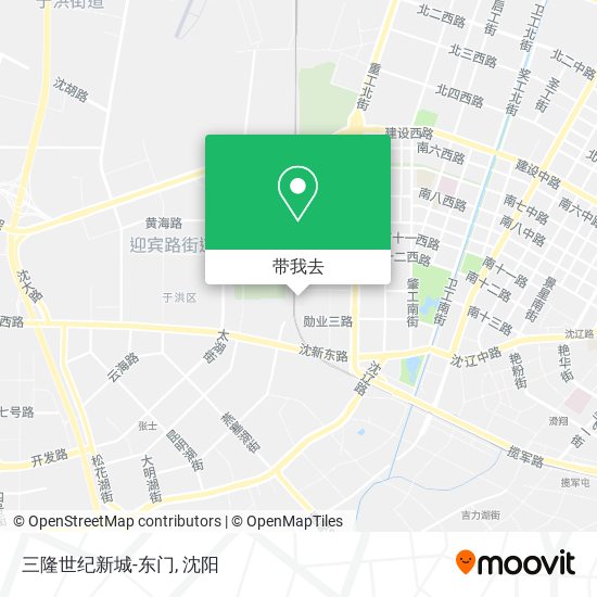三隆世纪新城-东门地图