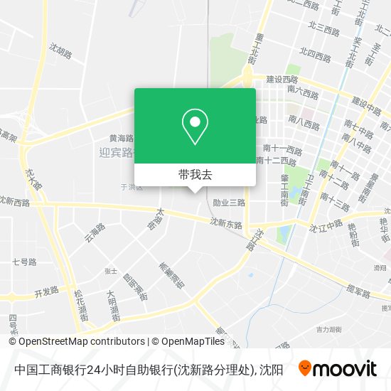 中国工商银行24小时自助银行(沈新路分理处)地图