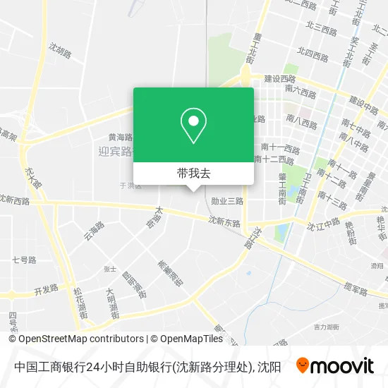 中国工商银行24小时自助银行(沈新路分理处)地图