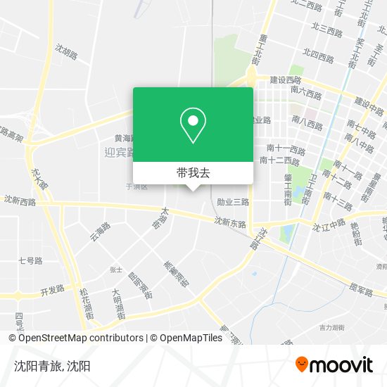 沈阳青旅地图