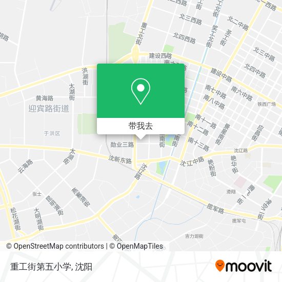 重工街第五小学地图