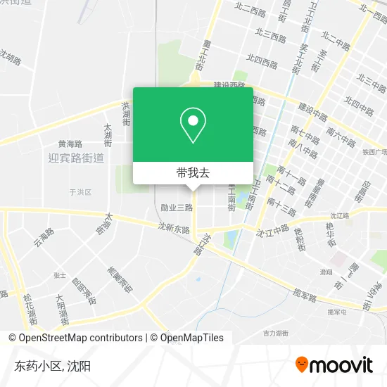 东药小区地图