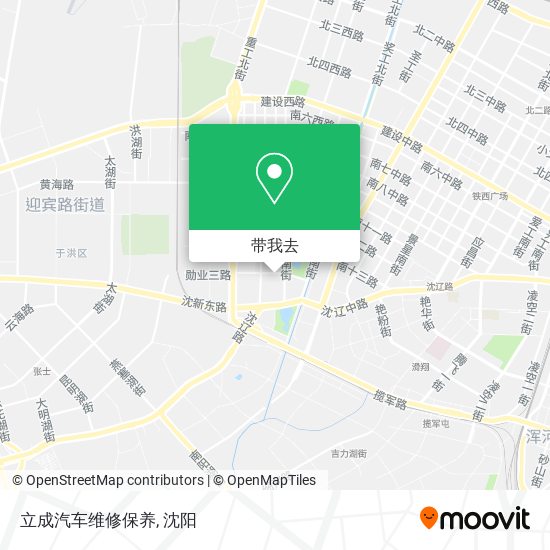 立成汽车维修保养地图