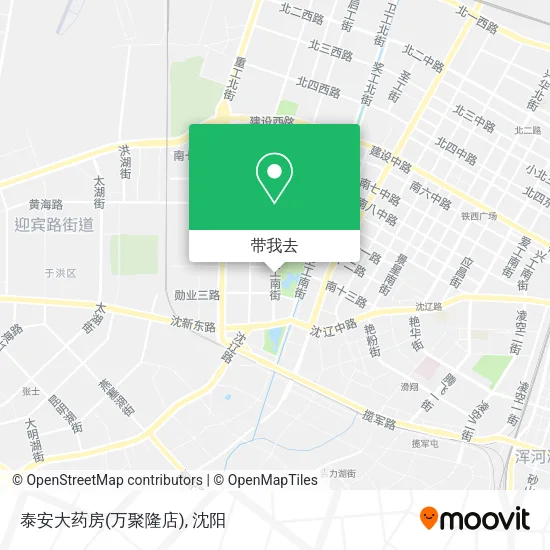 泰安大药房(万聚隆店)地图