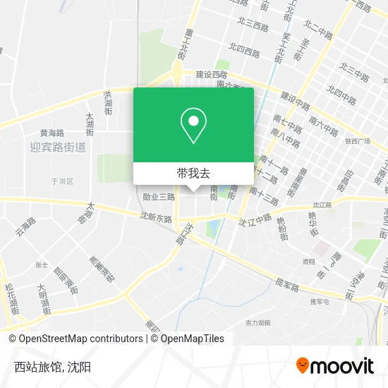 西站旅馆地图