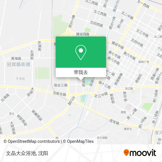 文晶大众浴池地图