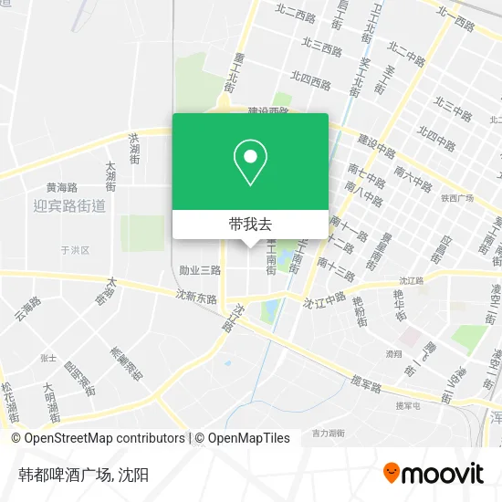 韩都啤酒广场地图