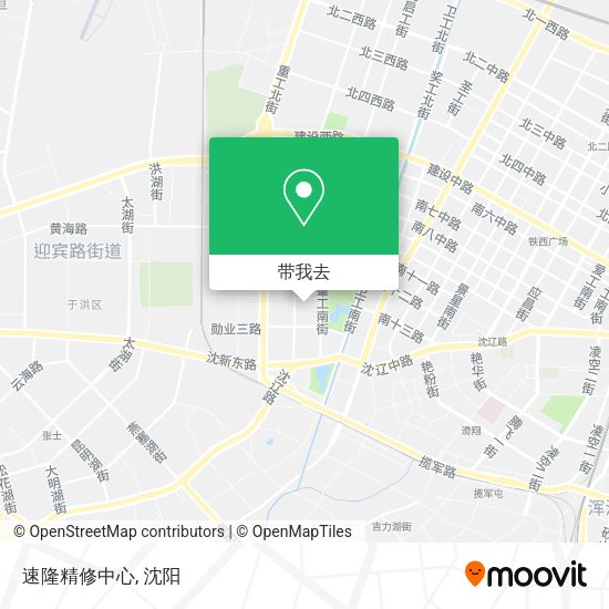 速隆精修中心地图