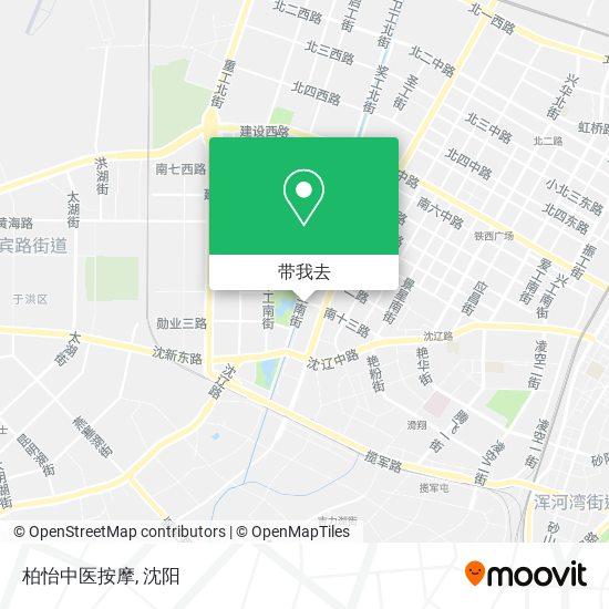 柏怡中医按摩地图