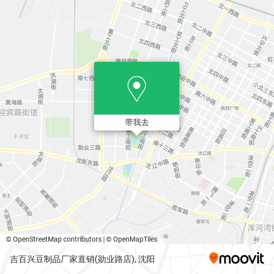 吉百兴豆制品厂家直销(勋业路店)地图