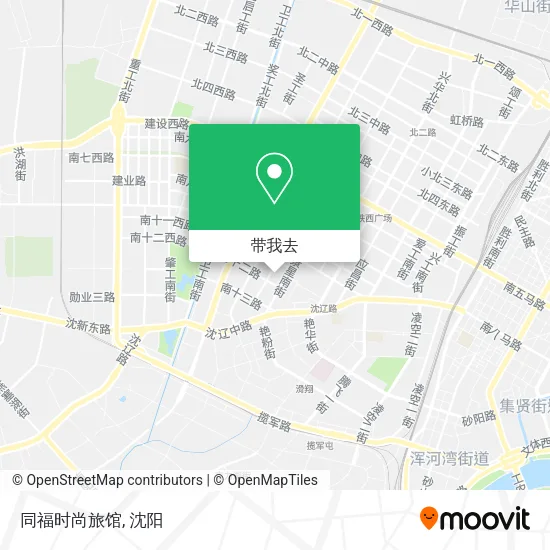 同福时尚旅馆地图