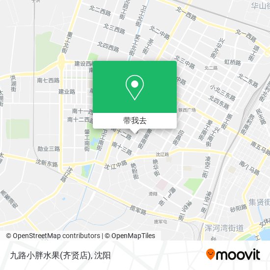 九路小胖水果(齐贤店)地图