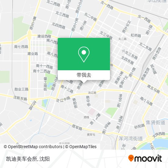 凯迪美车会所地图