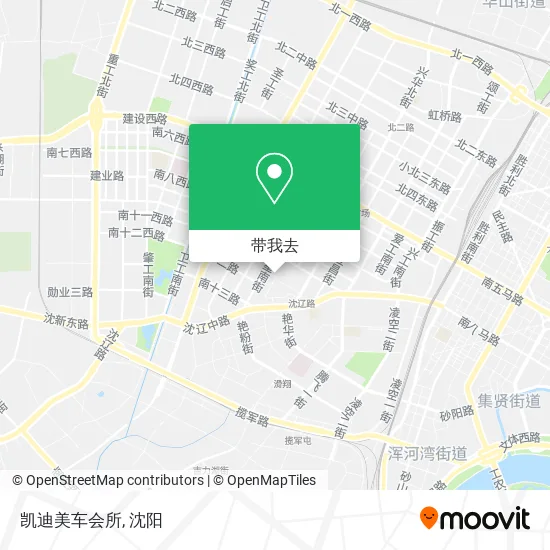 凯迪美车会所地图