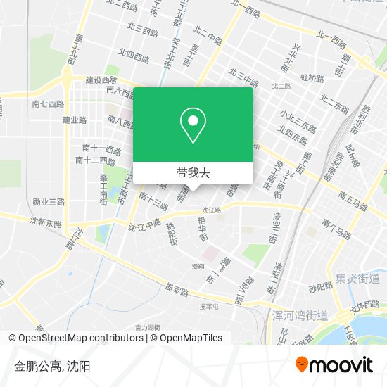 金鹏公寓地图