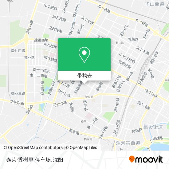 泰莱·香榭里-停车场地图