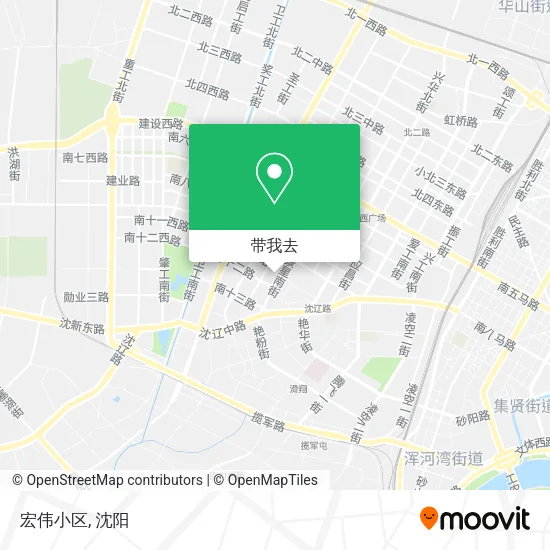 宏伟小区地图