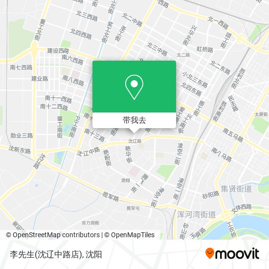 李先生(沈辽中路店)地图