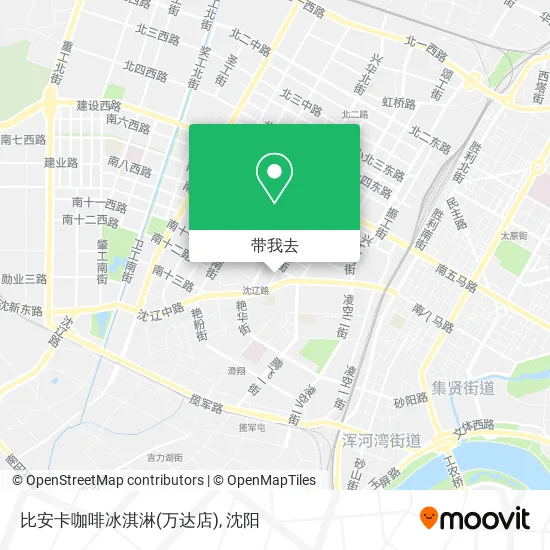 比安卡咖啡冰淇淋(万达店)地图