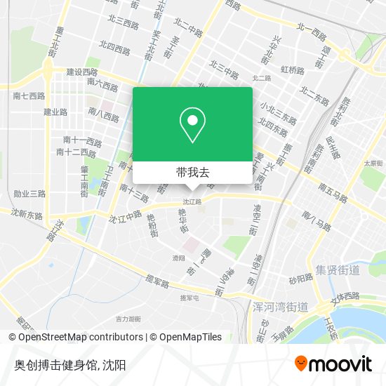 奥创搏击健身馆地图