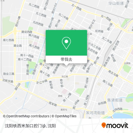 沈阳铁西米加口腔门诊地图