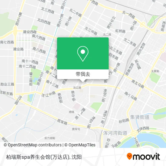 柏瑞斯spa养生会馆(万达店)地图