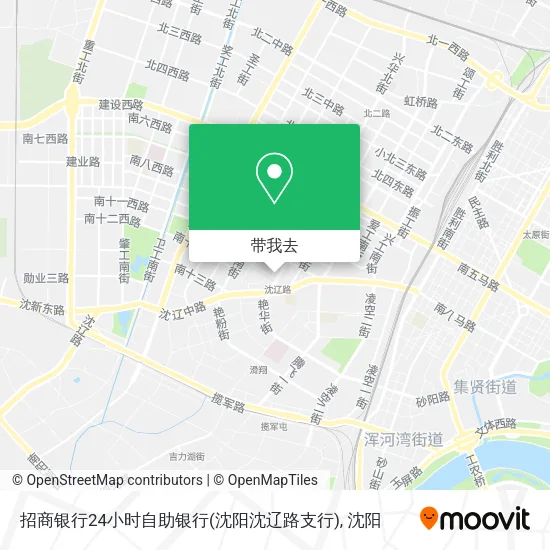 招商银行24小时自助银行(沈阳沈辽路支行)地图