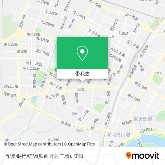 华夏银行ATM(铁西万达广场)地图