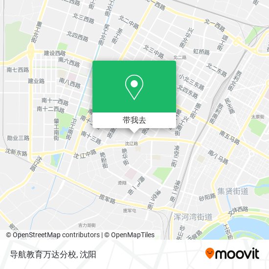 导航教育万达分校地图