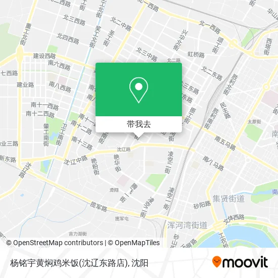 杨铭宇黄焖鸡米饭(沈辽东路店)地图