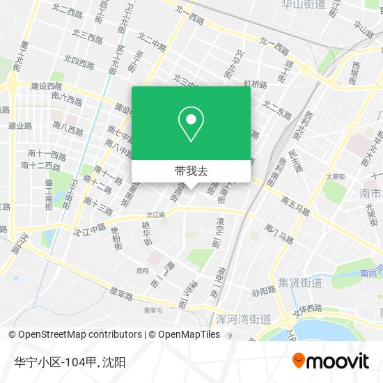 华宁小区-104甲地图